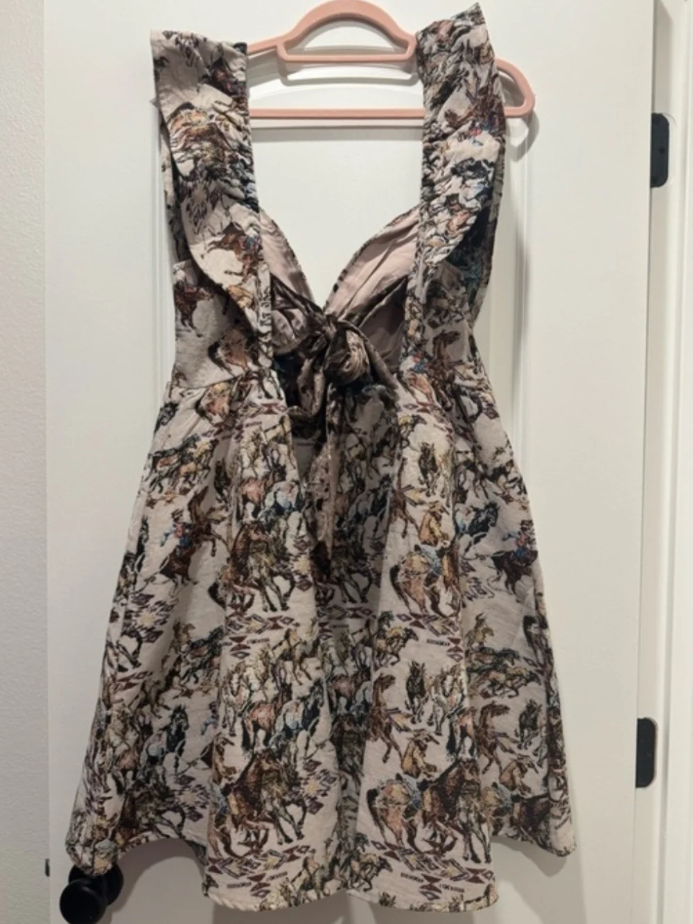 Buckaroo Velvet Ribbon Mini Dress - Picture 4 of 7